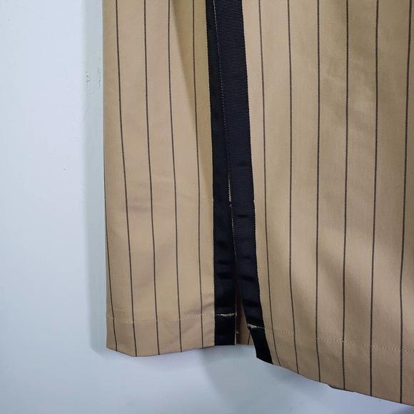 Le Ligne x Target Side Stripe Wide Leg Trousers 2X Plus Tan Black Pull On Pants - Picture 5 of 11